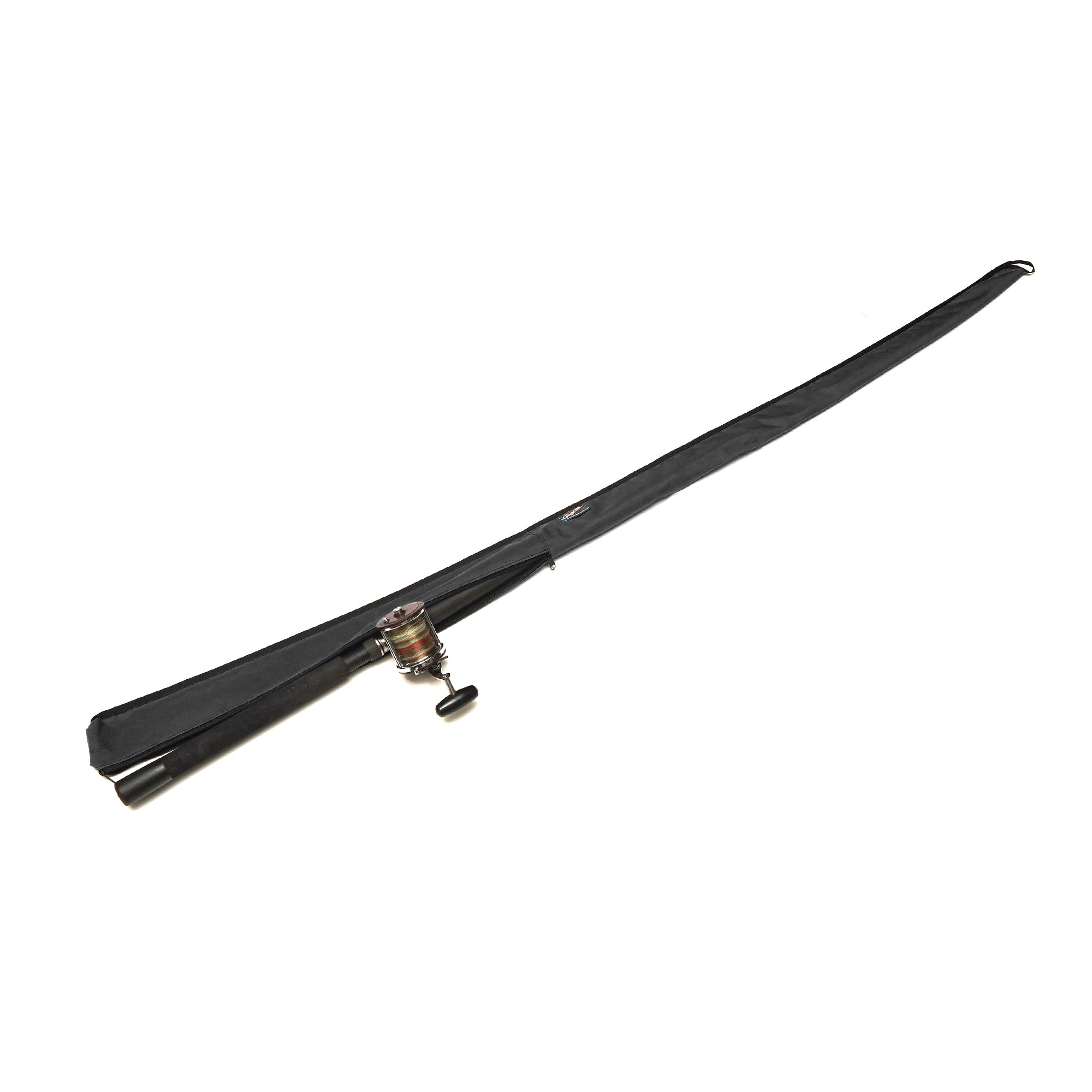 black fishing rod cover