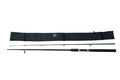 Pole Guards 2-Pieces Fishing Rod Protective Cover – Dual-Compartment Zippered Bag for Disassembled Rods – Adjustable. Made in USA