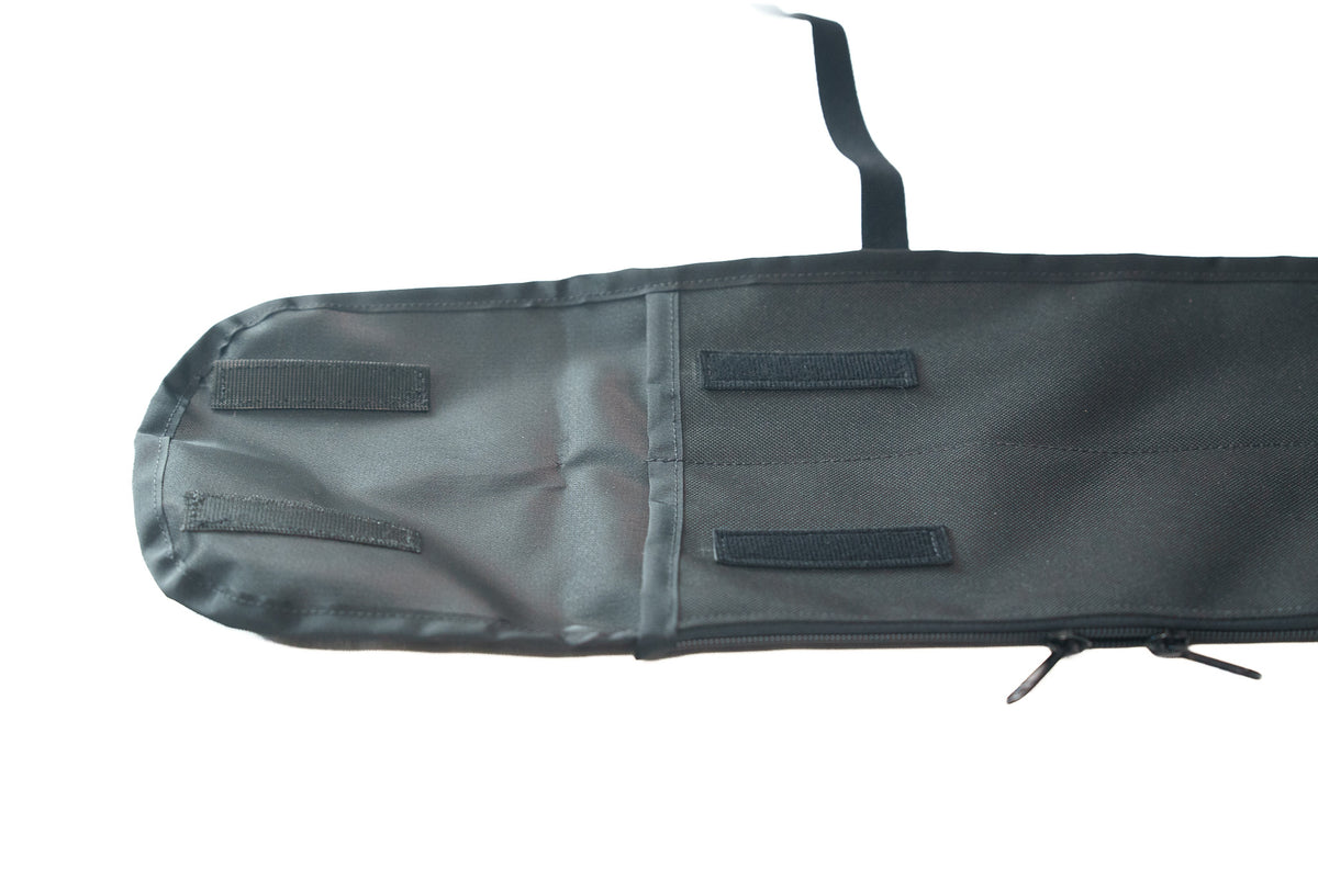Pole Guards 2-Pieces Fishing Rod Protective Cover – Dual-Compartment Zippered Bag for Disassembled Rods – Adjustable. Made in USA