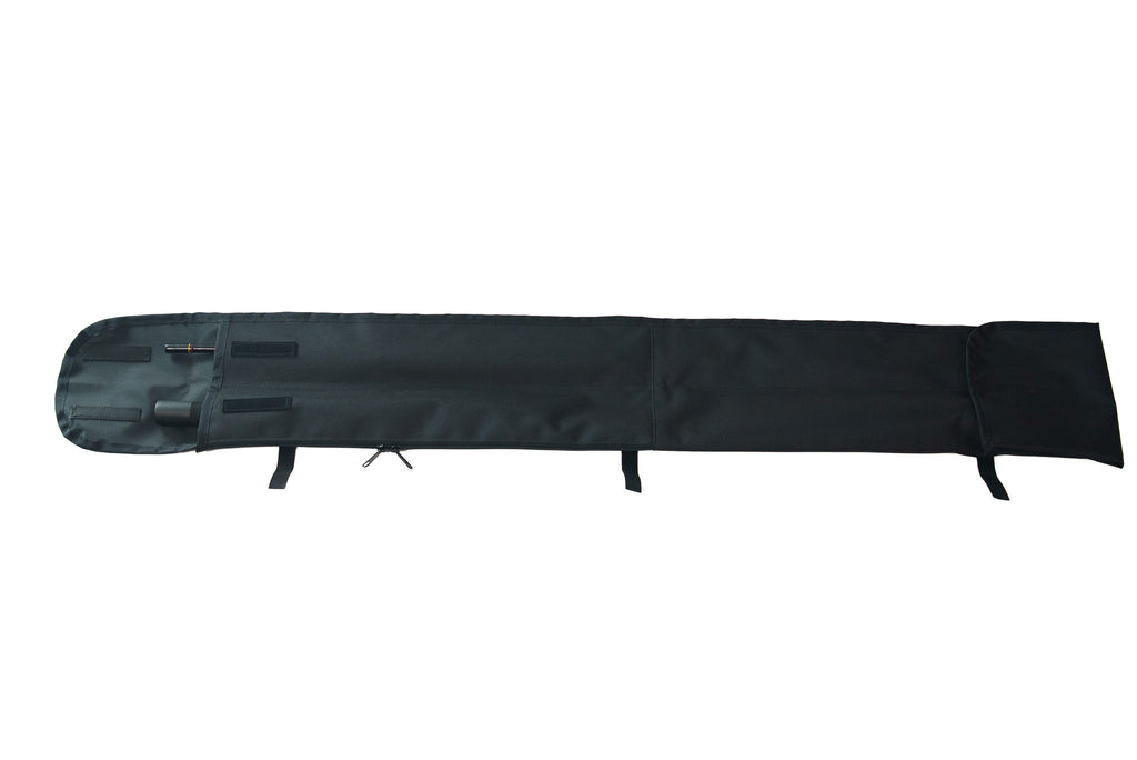 Pole Guards 2-Pieces Fishing Rod Protective Cover – Dual-Compartment Zippered Bag for Disassembled Rods – Adjustable. Made in USA