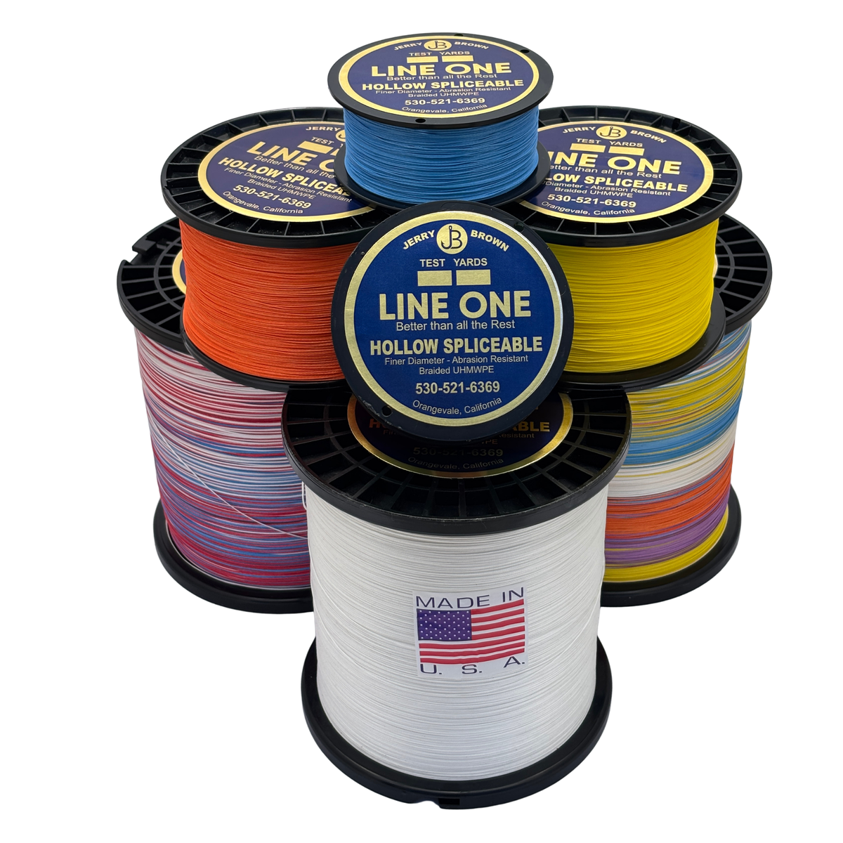 Hollow Core Spliceable Braided Fishing Line