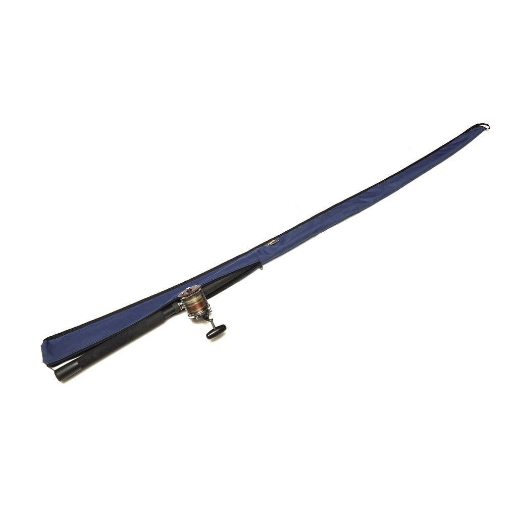 navy blue fishing rod cover