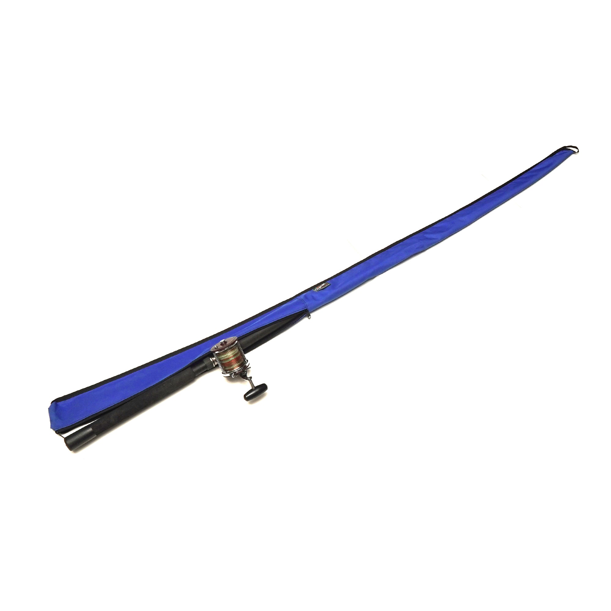 Royal blue fishing rod cover