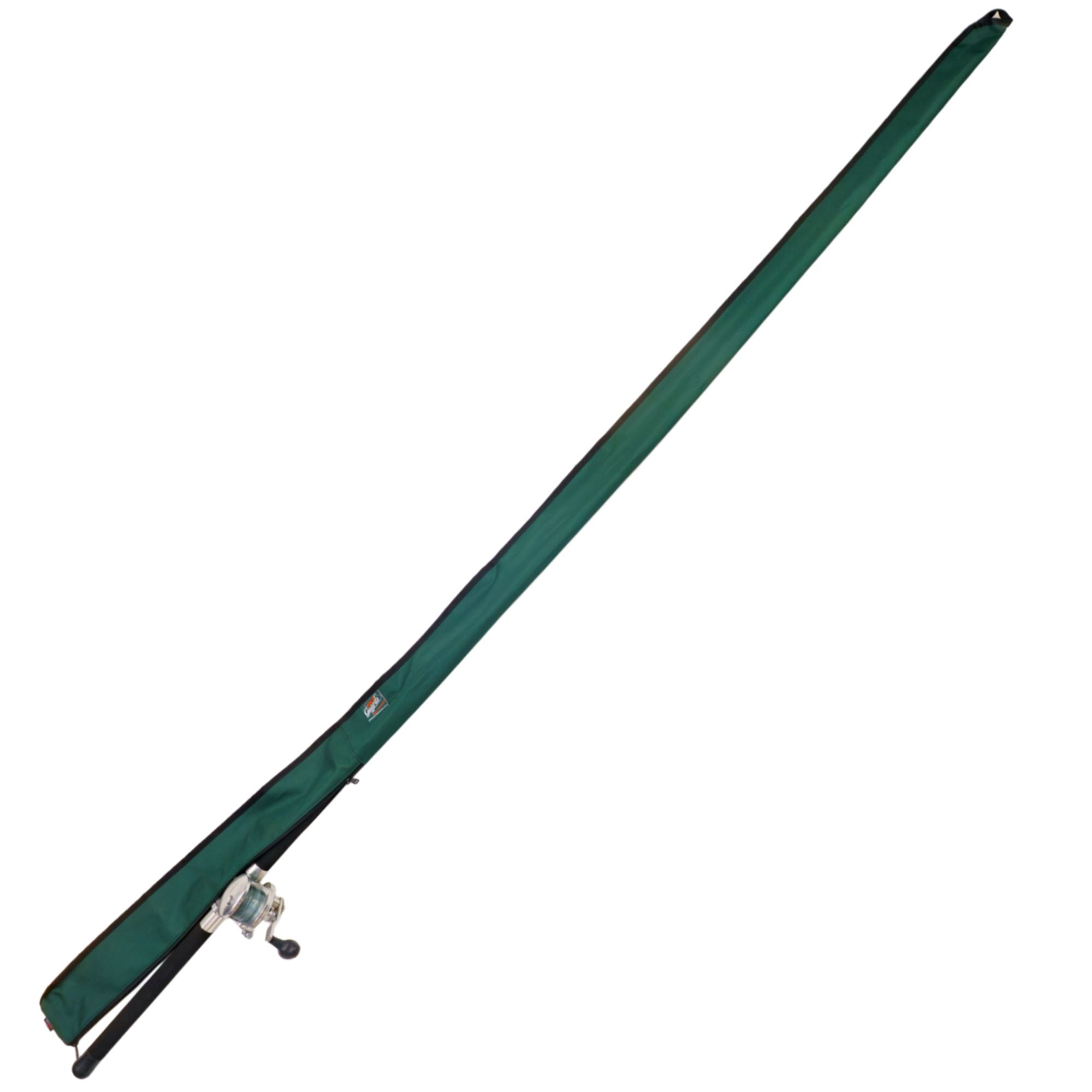 forest green fishing rod cover